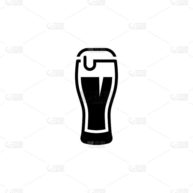 啤酒杯图标矢量设计潮流素材-花瓣网