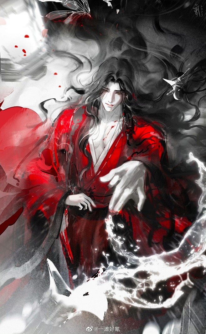 红衣美男