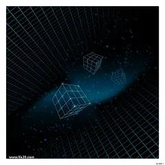 立体图形简单线条点亮焦点渐变设计AI素材