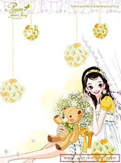 韩国poemyourstory清纯可爱插画〔一〕 - 绘画艺术 #采集大赛#