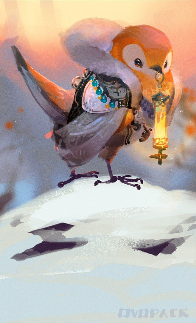 A Winter robin