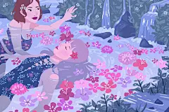 16张扁平人物场景插画设计 - 优优教程网 - 自学就上优优网 - UiiiUiii.com : 这组作品是作者在伯恩茅斯艺术大学第三年出国学习时完成的工作，不管是场景的描绘还是人物的表达都非常考究，每个画面都值得细细品味~ ​​​​