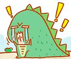 小恐龙搞怪QQ表情包下载_葡萄家园素材网
