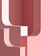 Pink pastel product stand on background. abstract minimal geometry concept.3d rendering
