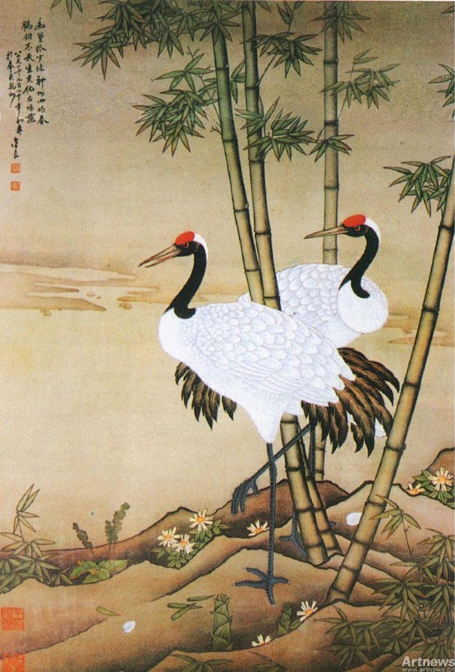 【水墨】鹤_鹤吧_贴吧