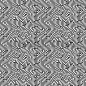 带有圆形线条的有机珊瑚背景。 扩散反应无缝模式。 具有生物形状的线性设计。 黑色和白色的抽象矢量插图。