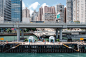 香港维多利亚港公共码头首个俯瞰狮子山的夏季凉亭艺术装置 / AaaM 建筑设计工作室 – mooool木藕设计网