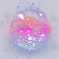 科技未来科幻蓝色光效粒子光圈灯光透明免抠PNG图案 后期设计素材 (31
