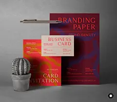 Stationery Branding Identity Psd Mockup⎪名片信纸笔记本