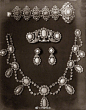 Diamonds, pearls and precious stones from the French collection of crown jewels ,1887