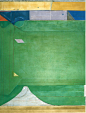 Richard Diebenkorn (1922-1993)
Green, 1986 
color spit bite aquatint with soft ground aquatint and drypoint 53.75 x 41.5 in,