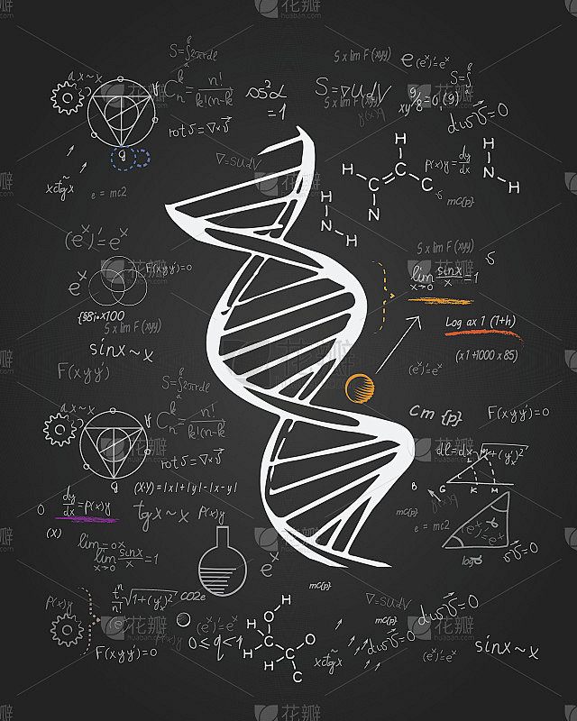 DNA与分子研究素材-花瓣网