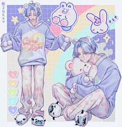 Yana·Fang采集到漫画男-花美男