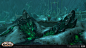 Maldraxxus Necrolord Crystals, Tai Walker : These were some of the most fun assets I got to work on for Maldraxxus, originally drafted by my friend Jordan Powers, these were passed to me for texture and material polish, in order to help integrate them int