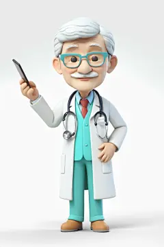 医院护工医生人物模型
