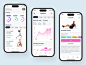 Fitness App Design Concept by Dmitry Lauretsky for Ronas IT | UI/UX Team on Dribbble