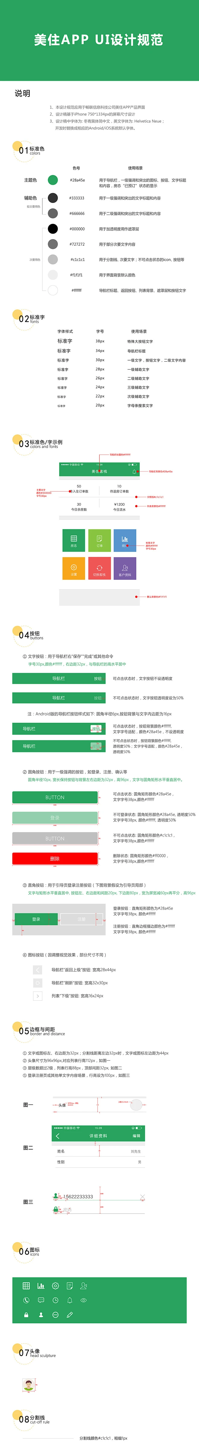 UI规范整理类-UI规范-APP界面设计规范-花瓣网