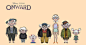 #DisneyConceptArt# ——character design角色设计

形形色色的怪物家庭，迪士尼动画电影《#二分之一的魔法# 》角色设计手稿，图6是画师Jesse Aclin的ins主页。

图片来源：O网页链接 ​​​​