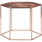 Bloomingville Copper plated Coffee Table : See this and similar Bloomingville accent tables - Beautifully hand made product. Polished. Country of origin: denmark.