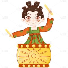 小野猫和鱼吖采集到唐宫仕女图