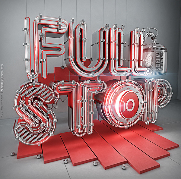 Fullstop : 3D Typogr...