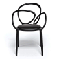 front's loop chairs are influenced by the human body | Designboom Shop : Created by Sofia Lagerkvist and Anna Lindgren, the members of the Swedish design group Front. the designers have been inspired by the human body for this set of chairs; asymmetrical 