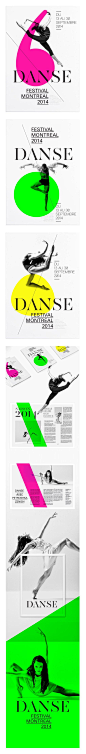 FESTIVAL DE DANSE DE MONTREAL by THEBAULT JULIEN, via Behance