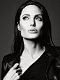 Angelina Jolie for Elle US by Hedi Slimane