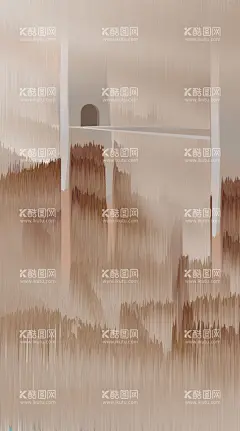 大桥  - 源文件下载【酷图网】海报,大桥,朦胧,简约,抽象,意境,桥,森林,平面,立体,海报设计,节日,空中,想象,