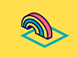 Inthesky wojciechzasina dribbble rainbow