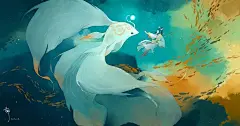 他是《大鱼海棠》原画师，首次公开“电影级”插画创作技巧_合作 : 唐嫣、窦骁、杨烁主演的电视剧《时间都知道》绘制宣传插画 与Treedom合作，为贫困地区孩子制作公益动画小短片 与作家董宏猷老师合作绘本《大山的种子》 与天闻角川合作，创作短篇漫画《…