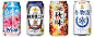 Japanese Seasonal Beer日本的季节性罐装啤酒 DESIGN设计圈 详情页 设计时代网