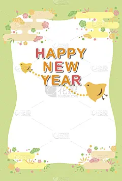 贺卡,新年前夕,欧洲赤松,纯净,云景,边框,十二生肖,云,简单,从容态度