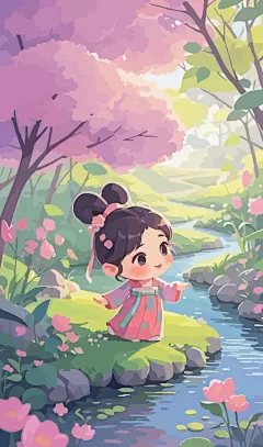 古典胖女孩矢量图形插画