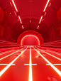 zuoyebang_Red_background_symmetrical_composition_perspective_vi_3008aad5-65c4-483a-b78a-431e36765a5e