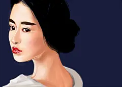 鹿小花  的插画 。。