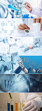 化学药品医学药物化学实验仪器分子海报背景