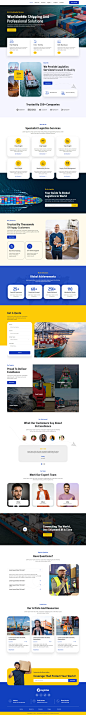 Logistics | Cargo | Moving Website :: Behance