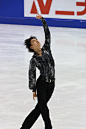 Yuzuru Hanyu competes in the Men's Short Program during day one of the 81st Japan Figure Skating Championships at Makomanai Sekisui Heim Ice Arena on...