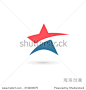 Abstract star logo icon design template elements

