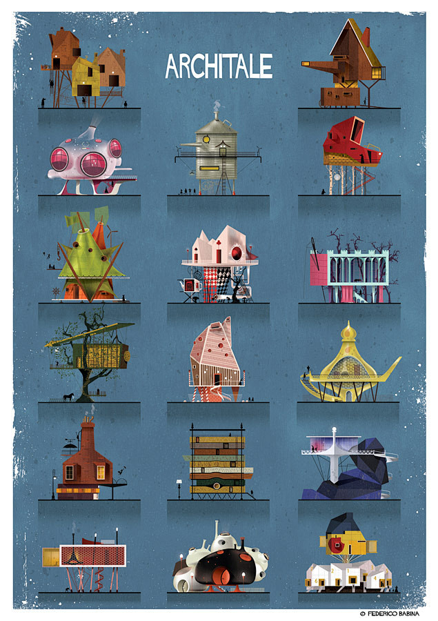 意大利插画家Federico Babin...