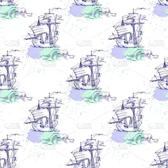 船,血管,分离着色,帆,海上运输,游艇,海洋,有帆船,帆船,航海