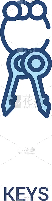 数字2,线条,概念,钥匙,极简构图,计算机图标,轮廓,白色,商务,安全