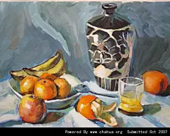 人参果的插画画廊展厅