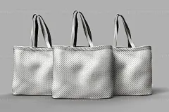 29款高级品牌标志Logo设计手提帆布袋名片信纸纸杯展示Ps贴图样机模板 29 Bag Mockup