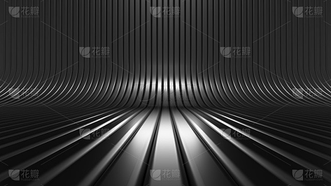 时尚豪华优雅的工作室底座背景。3d渲染，...
