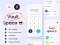 Vault app UI Kit - Figma Resources : Vault app UI Kit is an app that secures your private photos, contacts, and accounts. In Vault app, your information will be kept secret and accessible only after entering a numeric PIN on the application's control pane