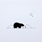 #插画狂想# 极简插画，不一样的美丽！艺术家 Patty Variboa 作品！@微博设计美学 ​​​​