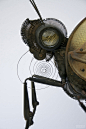 法国艺术家Edouard Martinet精致蒸汽朋克昆虫雕塑_拍案设计