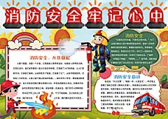 消防安全防火小报